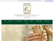 Tablet Screenshot of footandanklewestpa.com